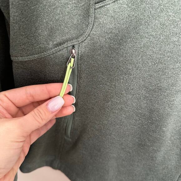 The North Face Women's Agave Full Zip in Laurel Wreath Green Heather Size XXL - Picture 6 of 8